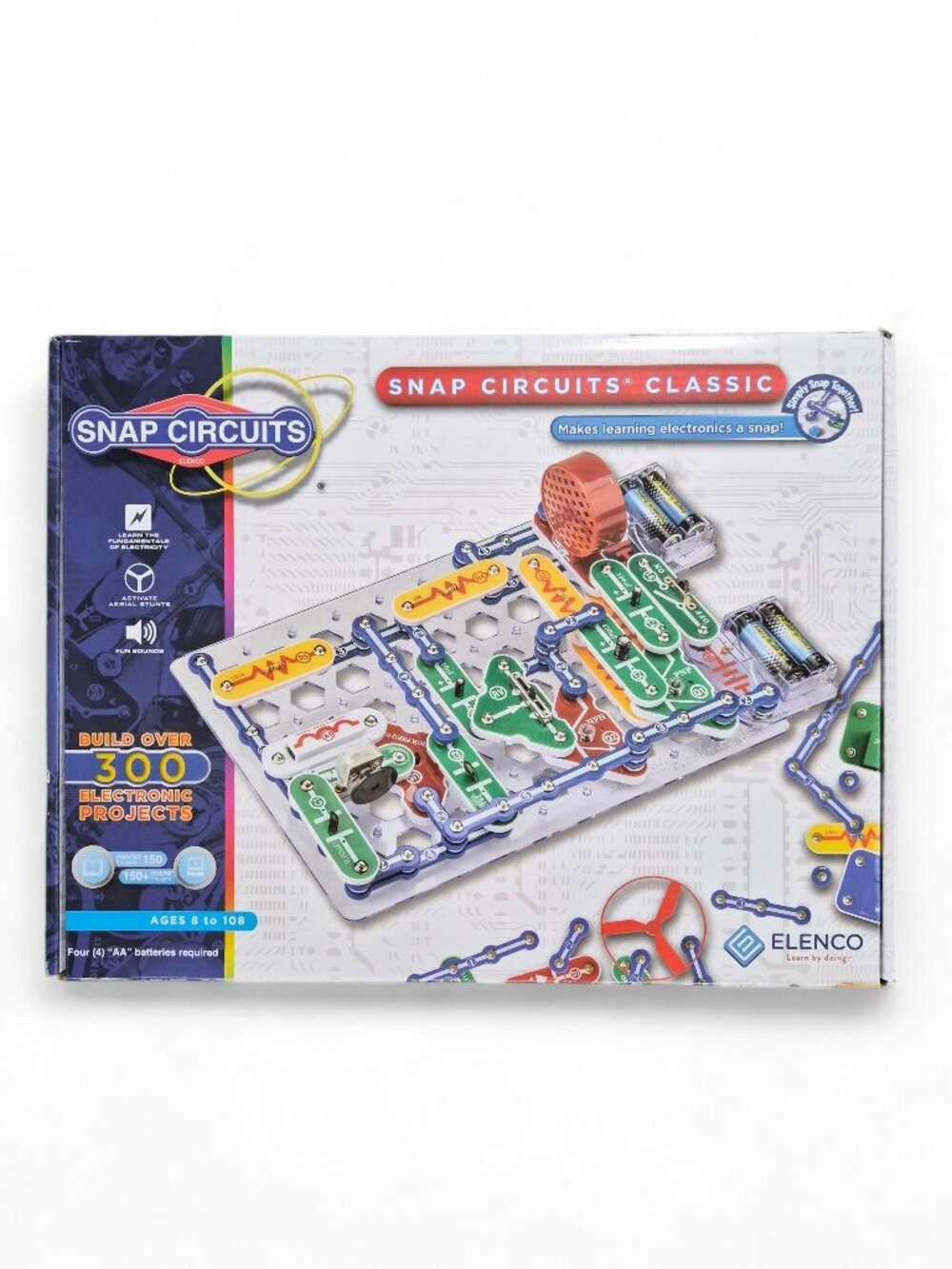 Snap Circuits SC-300 Project STEM Educational Electrical Circuit Board Age 8-108